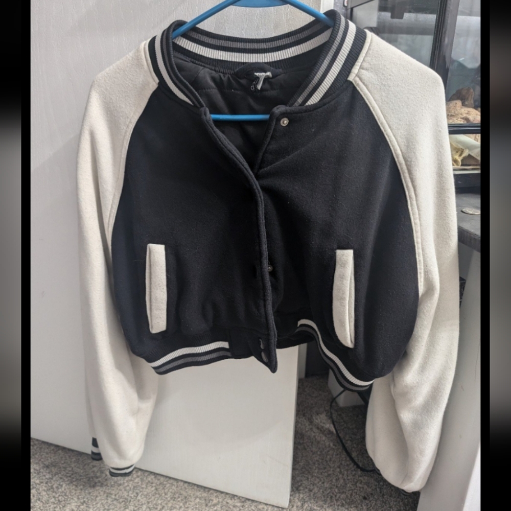 Cropped Varsity/Lettermans Jacket